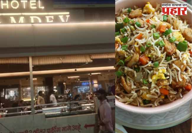 कल्याणमधील रामदेव हॉटेलचा हलगर्जीपणा, फ्राईड राईसमध्ये आढळले झुरळ!