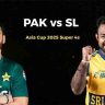 PAK vs SL: आशिया कपमध्ये आज पाकिस्तान-श्रीलंकेसाठी करो वा मरोचा सामना
