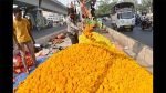दसऱ्याच्या मुहूर्तावर झेंडूची फुले महागली