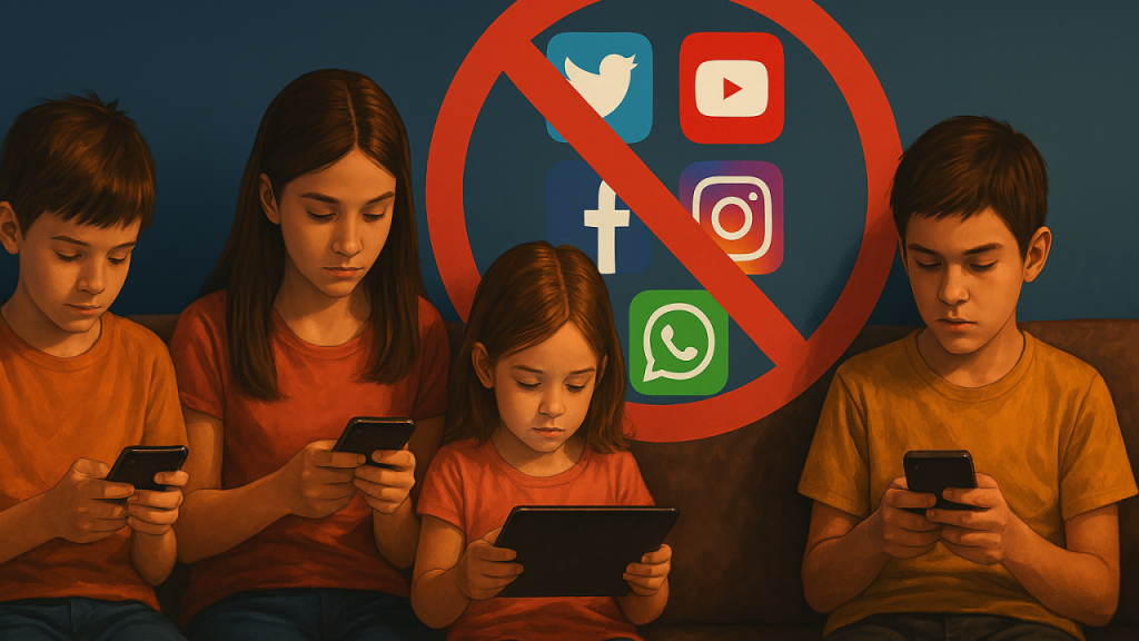 १५ वर्षांखालील मुलांना सोशल मीडिया वापरावर बंदी