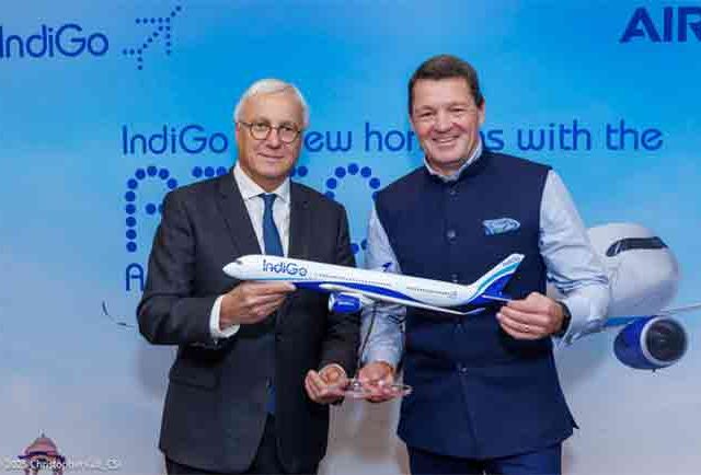 इंडिगोने ३० अतिरिक्त A350-900 एअरबस विमानांसाठी ऑर्डर दिली