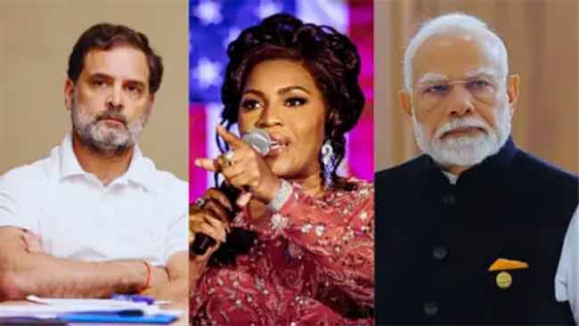 American singer slams Rahul Gandhi