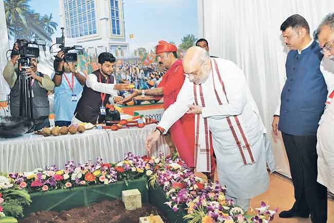 भाजपच्या प्रत्येक कार्यकर्त्यासाठी कार्यालय हे मंदिरासमान