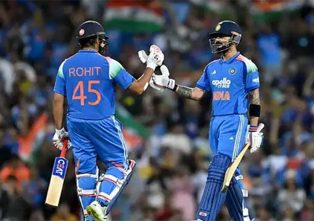'रो-को'ने ऑस्ट्रेलियाचा विजयरथ रोखला, रोहितचे शतक आणि विराटचे अर्धशतक