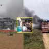 Jaipur Bus Accident : काळ आला पण वेळ...हाय टेंशन तारेच्या स्पर्शाने बसला भीषण आग, १२ कामगार होरपळले; दोघांचा दुर्दैवी मृत्यू