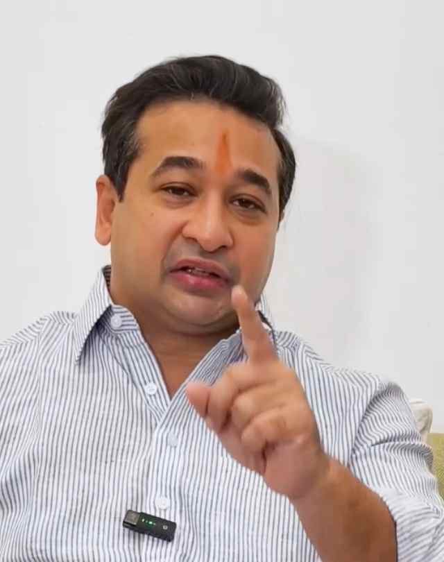 Nitesh Rane : मंत्री नितेश राणेंचा ओवैसी-पठाणांना 'चॅलेंज' तर उद्धव ठाकरेंना 'नैतिकते'वरून चिमटा