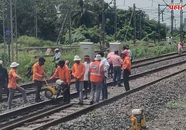 दिवाळीच्या तोंडावर मध्य रेल्वेचा मेगाब्लॉक, नागरिकांचा प्रवास होणार उशिराने