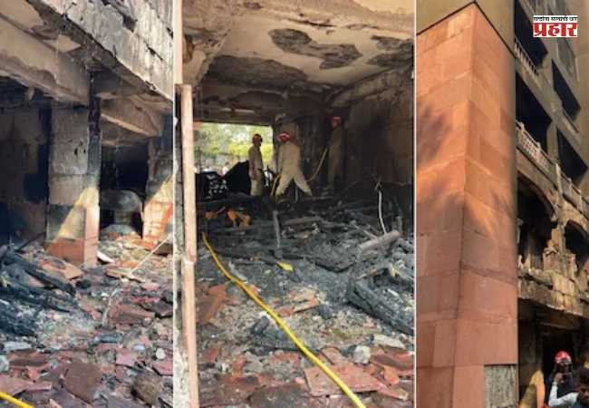 खासदारांची निवासस्थाने असलेल्या ब्रह्मपुत्र अपार्टमेंट्सला भीषण आग