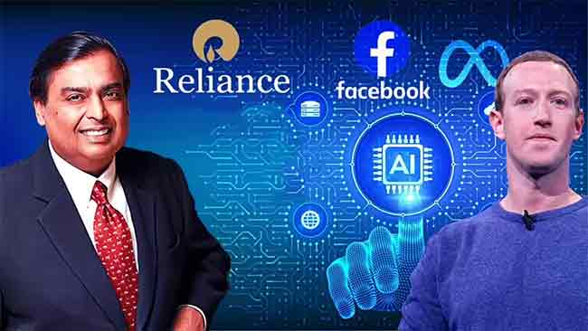 मुकेश अंबानी यांची फेसबुक सोबत ८५५ मिलियनची युती