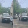 मुदखेडमध्ये संतप्त शेतकऱ्याचा तहसीलदारांच्या गाडीवर हल्ला: पोलिसांनी घेतले ताब्यात