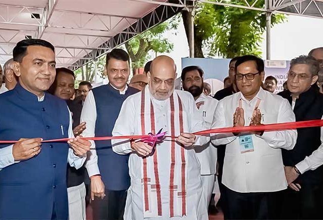 मुंबईत इंडिया मेरिटाईम वीक परिषदेचं केंद्रीय गृहमंत्री अमित शहा यांच्या हस्ते उद्घाटन