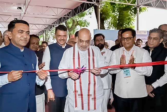 मुंबईत इंडिया मेरिटाईम वीक परिषदेचं केंद्रीय गृहमंत्री अमित शहा यांच्या हस्ते उद्घाटन