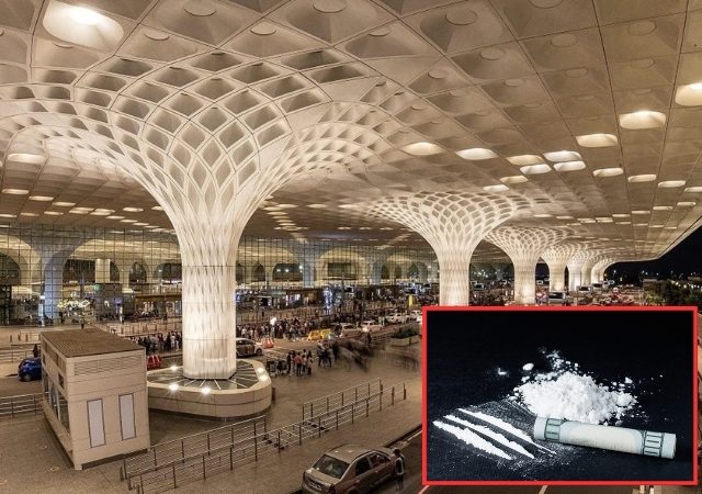 मुंबई विमानतळावर  ७९ कोटींचे कोकेन जप्त