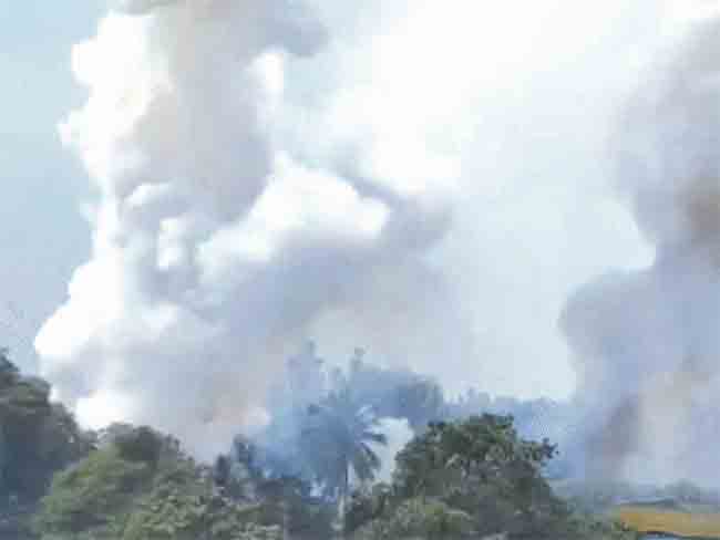 आंध्र प्रदेशमध्ये फटाक्याच्या कारखान्याला आग, ६ ठार