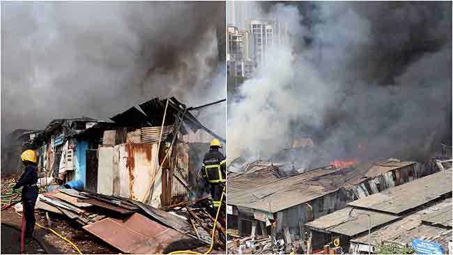 विरारमधील फर्निचरच्या दुकानाला भीषण आग; मोठे आर्थिक नुकसान