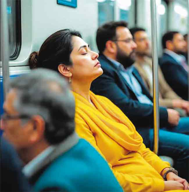 मेट्रोत झोपलात, तर भरावा लागेल हजारोंचा दंड!
