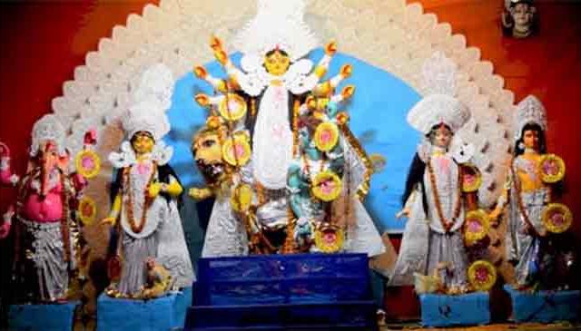 शहरातील पंधराशे दुर्गामूर्तींचे कृत्रिम तलावात विसर्जन