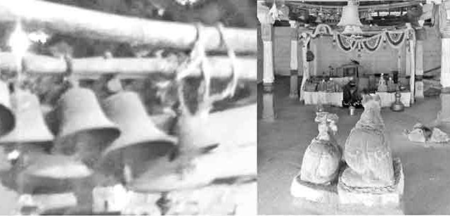 तीर्थक्षेत्र असलेल्या शिवमंदिरातील नवसपूर्तीनंतर बांधलेल्या घंटांची चोरी