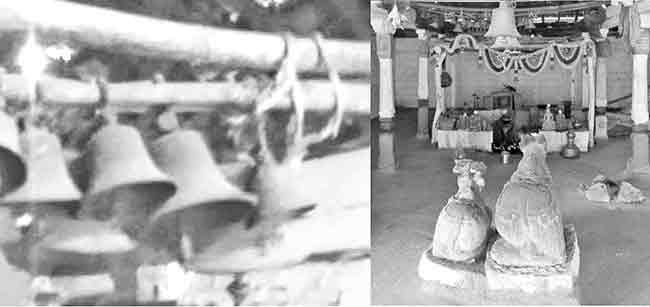 तीर्थक्षेत्र असलेल्या शिवमंदिरातील नवसपूर्तीनंतर बांधलेल्या घंटांची चोरी