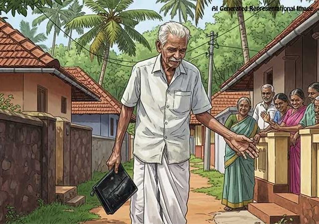 केरळमध्ये उमद्या मनाचे ९० वर्षीय वृद्ध लढवताहेत निवडणूक घरोघरी जाऊन मतांसाठी आवाहन