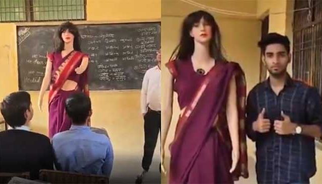 फक्त १७ वर्षांच्या इंटर कॉलेजच्या विद्यार्थ्याने बनवला रोबोट