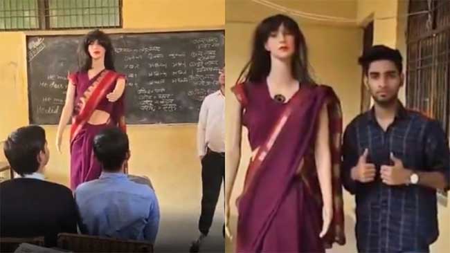 फक्त १७ वर्षांच्या इंटर कॉलेजच्या विद्यार्थ्याने बनवला रोबोट