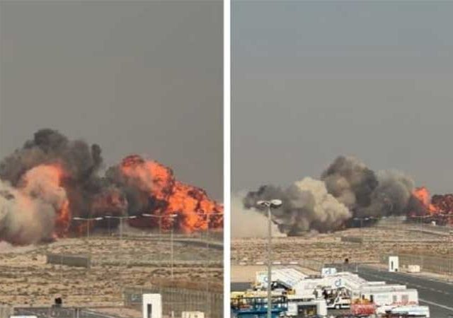 दुबईच्या एअर शो मध्ये कोसळले भारतीय विमान