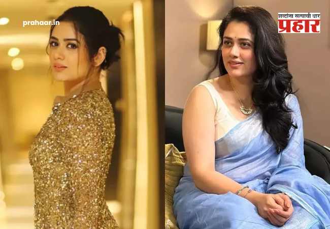 Girija Oak Godbole : निळ्या साडीतील गिरिजा ओक बनली ‘नॅशनल क्रश’! सोशल मीडियावर तुफान व्हायरल