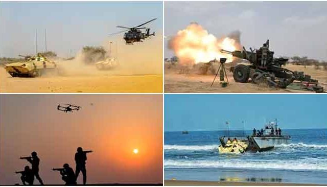 भारताचा 'त्रिशूल' सराव यशस्वी!