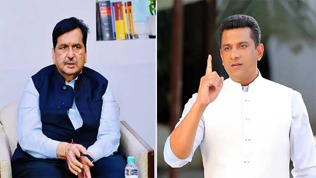 मंत्री मंगलप्रभात लोढांना आमदार अस्लम शेखांनी दिली धमकी