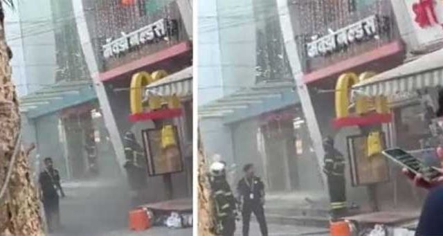 दादरच्या स्टार मॉलला आग, अग्निशमनच्या पाच जवानांचा श्वास गुदमरला