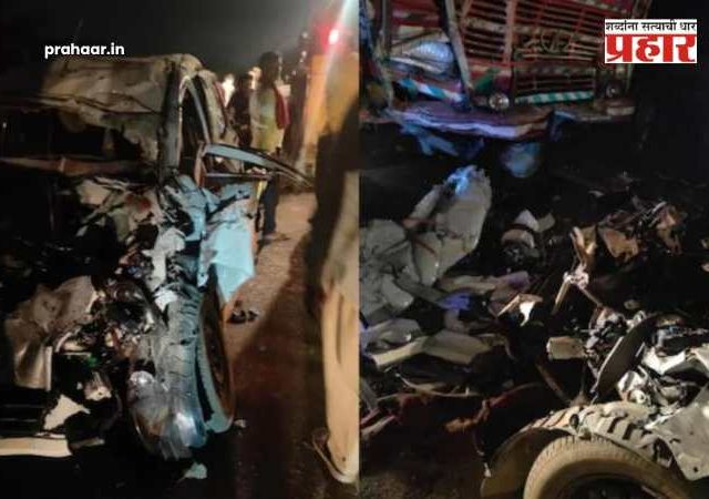 Barabanki Road Accident : वेगमर्यादेचा बळी! बाराबंकीत ट्रक-अर्टिगाच्या धडकेत ६ ठार, ८ गंभीर जखमी; कारचा अक्षरशः चक्काचूर!