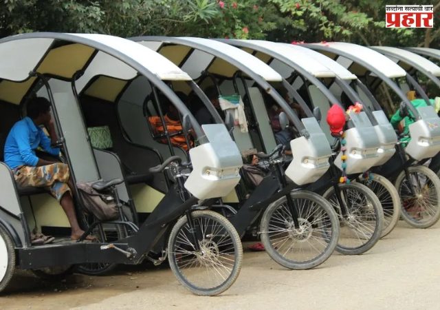 माथेरानच्या निवडणुकीत ई-रिक्षा ठरतेय कळीचा मुद्दा