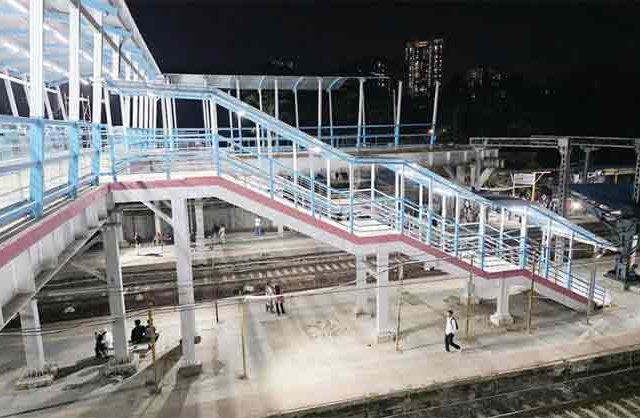 मध्य रेल्वेच्या भांडुप स्थानकात नवा पादचारी पूल ; प्रवाशांची मोठी सोय,