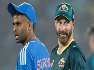 INDvsAUS T20 : भारतापुढे १८७ धावांचे आव्हान