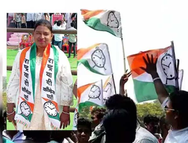 राष्ट्रवादी काँग्रेसच्या महिला उमेदवाराचा अपघाती मृत्यू