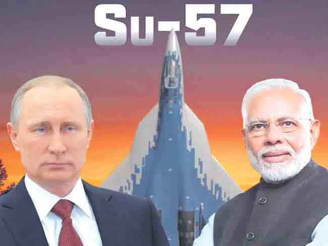 रशिया भारताला एसयू – ५७ लढाऊ विमाने देणार