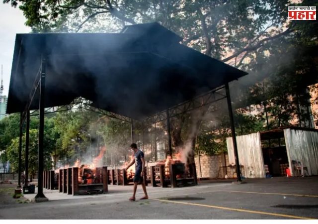 स्मशानभूमीच्या स्वच्छतेसाठी कंत्राट संपुष्टात,पण मुदत वाढीला तारीख पे तारीख