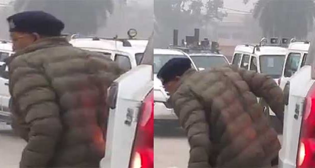 मुख्यमंत्र्यांच्या ताफ्यातील कारची डीएसपींना धडक