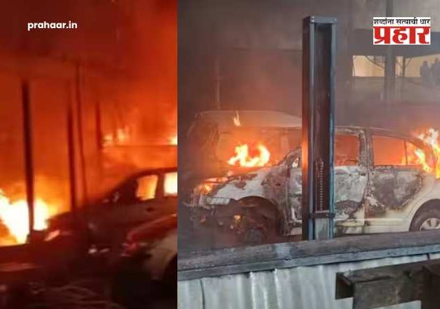 Kolhapur Fire : आजऱ्यात पहाटे अग्नितांडव! ७ गाड्यांसह अनेक दुकाने जळून खाक; व्यापाऱ्यांचे कोट्यवधींचे नुकसान