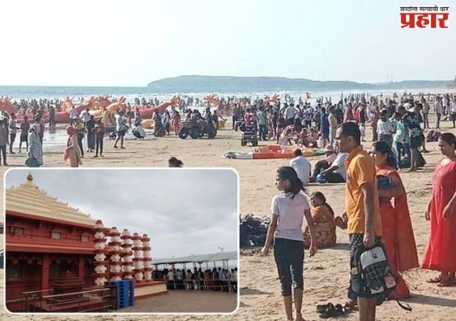 नववर्षाच्या स्वागतासाठी समुद्रकिनारे  गजबजले; डॉल्फिन सफारीसाठी मागणी