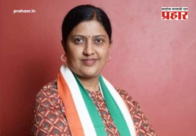 Pradnya Satav : अखेर प्रज्ञा सातव यांनी हाती घेतलं कमळ! चंद्रशेखर बावनकुळे आणि रवींद्र चव्हाणांच्या उपस्थितीत केला भाजपमध्ये पक्षप्रवेश
