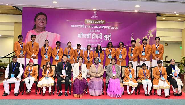 महाराष्ट्राच्या अर्णव महर्षीसह देशातील वीस मुलांना ‘प्रधानमंत्री राष्ट्रीय बाल पुरस्कार’
