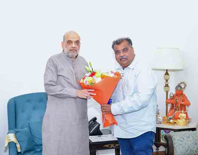 रविंद्र चव्हाणांनी घेतली गृहमंत्री अमित शाहांची भेट