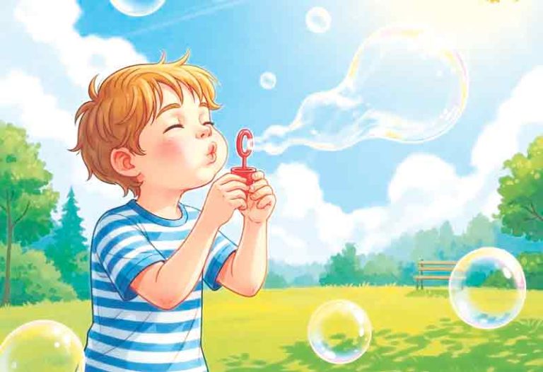 साबणाचा फुगा हवेत कसा उडतो?