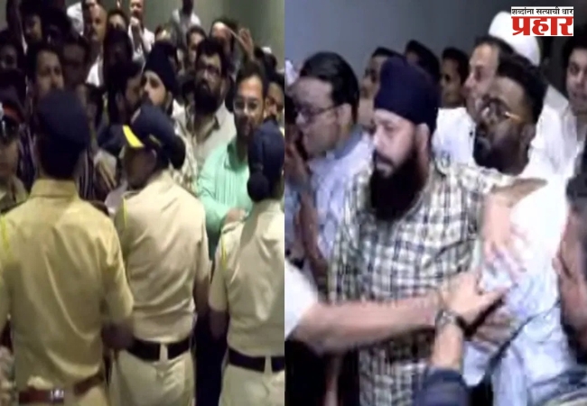 वरळीत शिउबाठाची दादागिरी; भाजपच्या कामगार संघटनेचा फलक लावण्यास विरोध