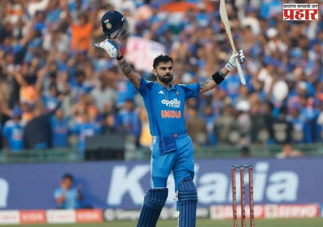 विराटचा दोन डावातील सलग ११ शतकांचा विक्रम