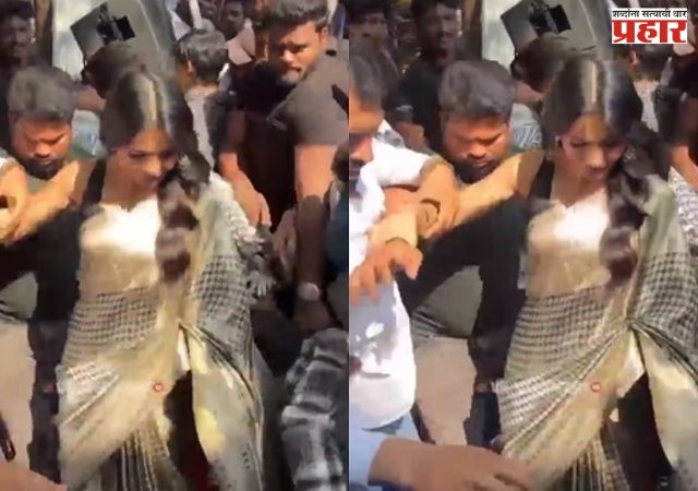 हैदराबादमध्ये निधी अग्रवालनंतर समंथा प्रभूभोवती चाहत्यांचा गराडा, व्हिडीओ व्हायरल