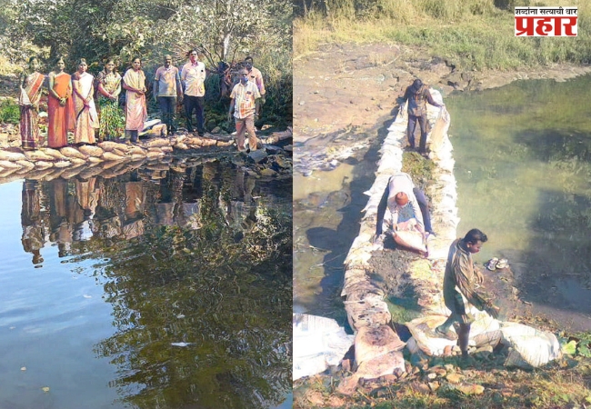 उन्हाळ्यातील पाणीटंचाईचे  नियोजन वनराई बंधारे करणार