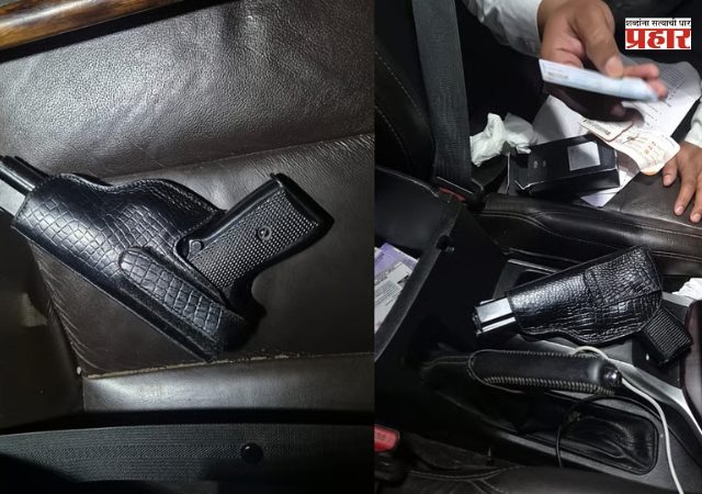 फॉर्च्युनरची डुप्लिकेट नंबर प्लेट, अवैध शस्त्र आणि पूर्वगुन्हेगाराशी संबंध; पनवेलमधील पार्किंगमध्ये धक्कादायक प्रकार उघडकीस